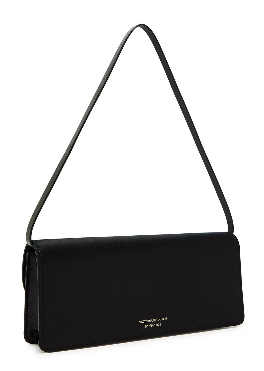 Victoria Beckham Dorian East-west Satin Clutch - Black - One Size