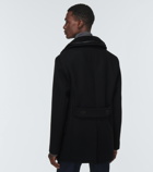 Tom Ford - Faux shearling-trimmed peacoat