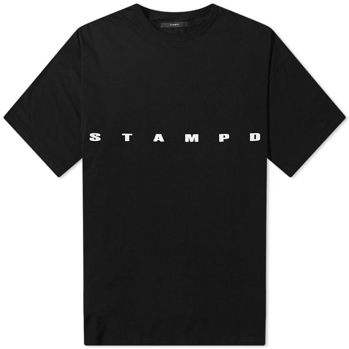 Photo: Stampd Men's Strike Logo Relaxed T-Shirt in Black