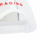 Palm Angels Men's Racing Baseball Cap in Off White