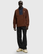 New Balance Polar Fleece 1/2 Zip Brown Mens Half-Zip