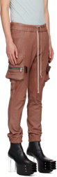 Rick Owens Pink Porterville Mastodon Leather Pants