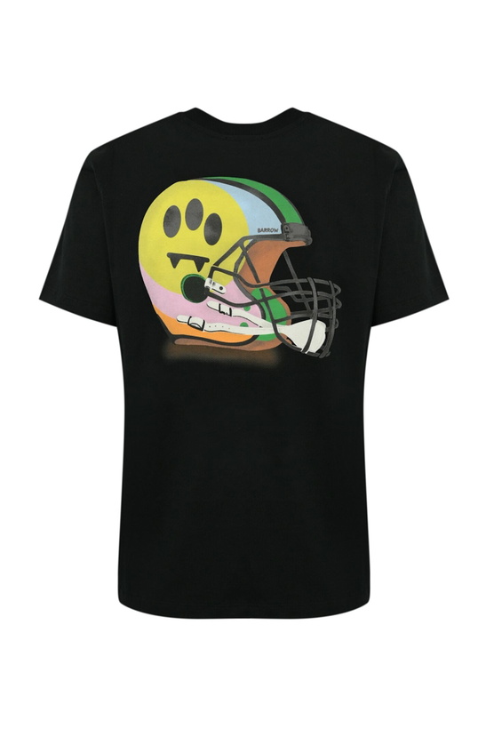 Photo: Barrow Cotton T-shirt With Helmet Print