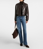 Citizens of Humanity Lola leather bomber jacket