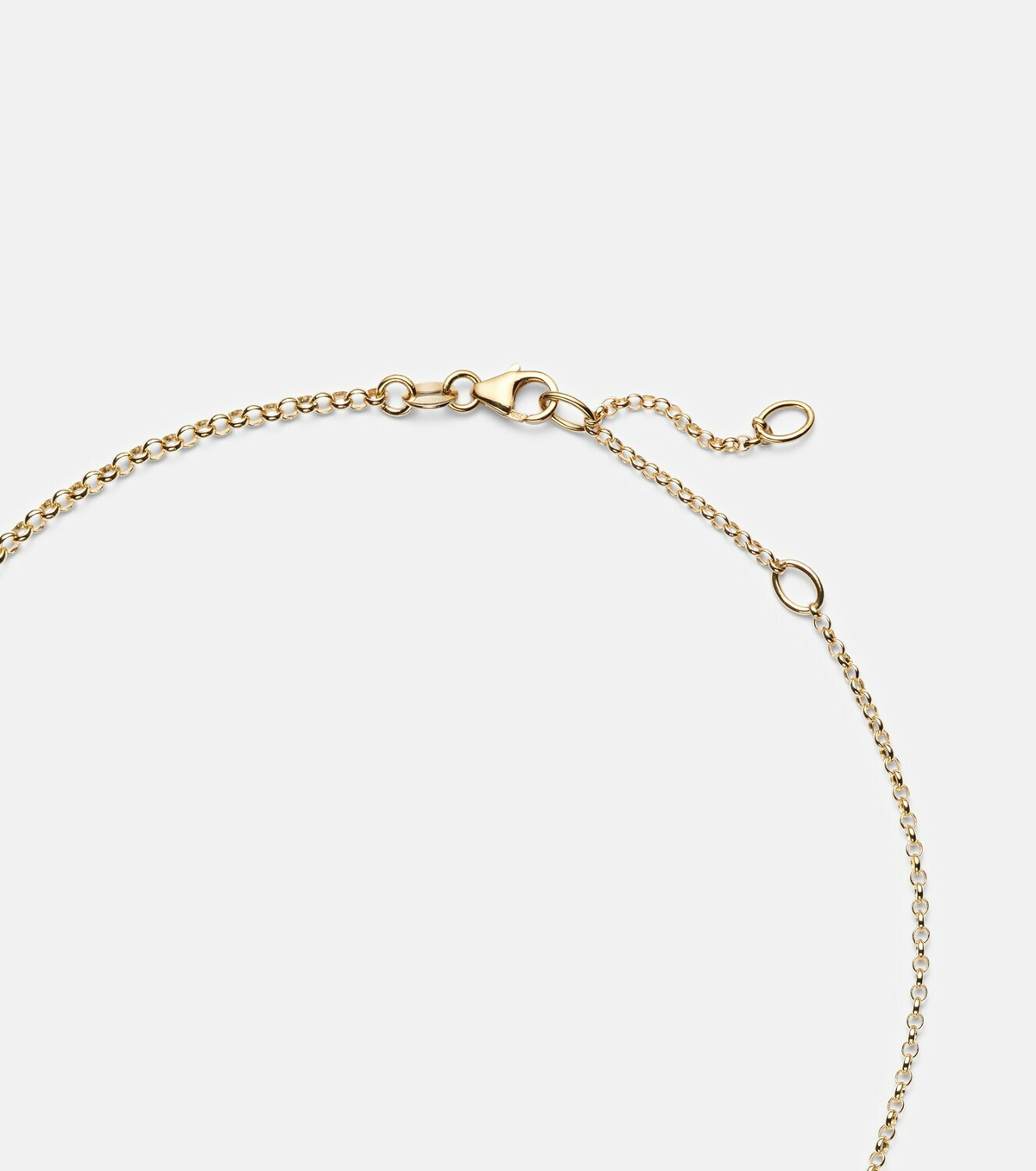 FoundRae Infinite Gratitude 18kt gold necklace with diamonds