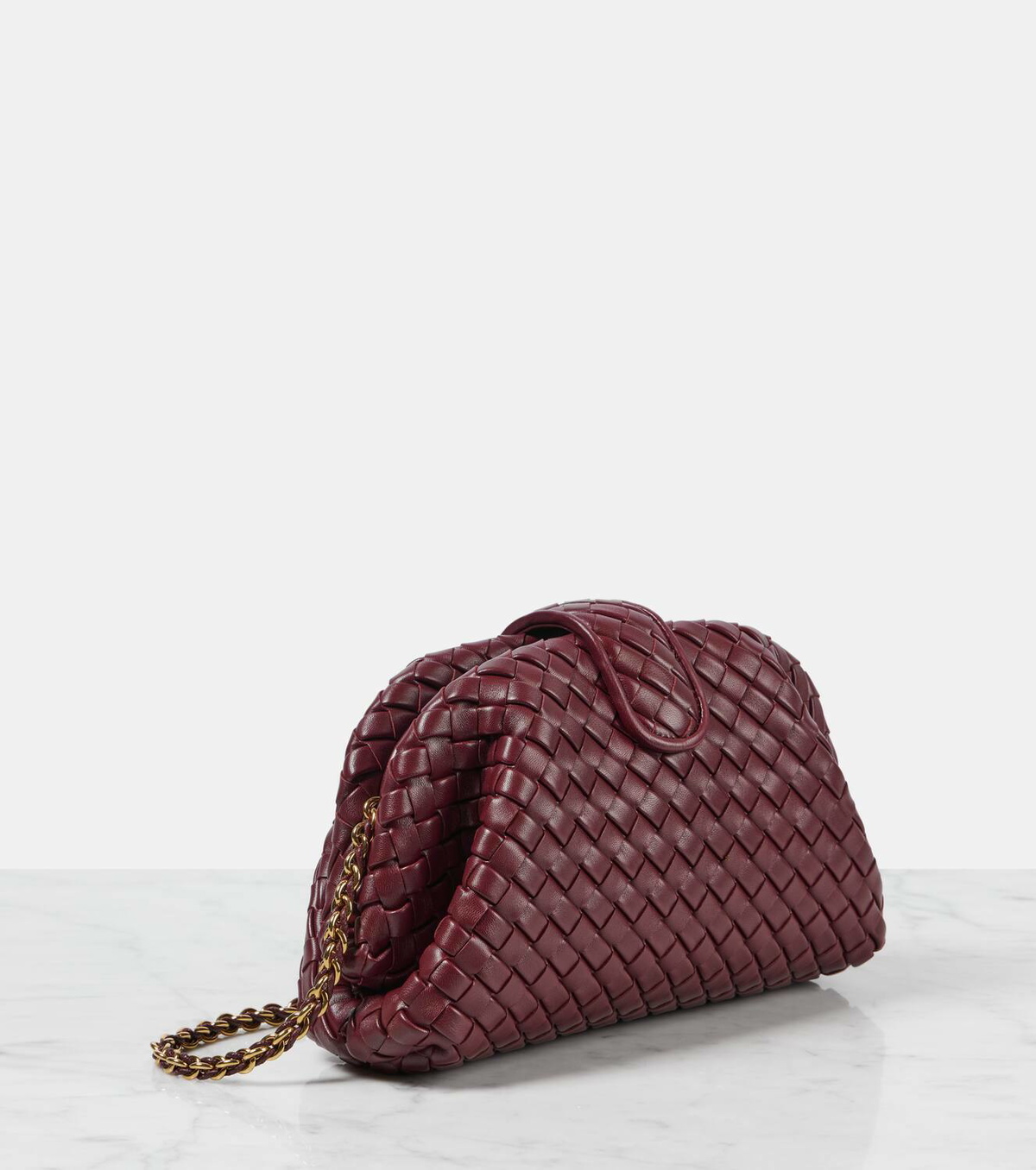 【送料込】BOTTEGA VENETA_Lauren 1980 Medium leather clutch BOTTEGA VENETA Lauren 1980 Teen small intrecciato leather