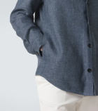 Zegna Cashmere, linen and silk overshirt