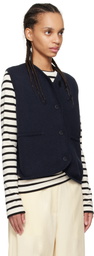 Cordera Navy Cotton Vest