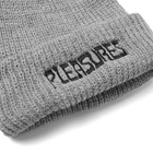 PLEASURES Night Logo Beanie