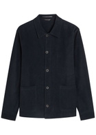 Sunspel Stretch-cotton Overshirt Navy
