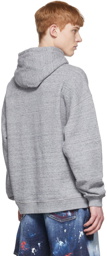 Dsquared2 Grey Cotton Hoodie
