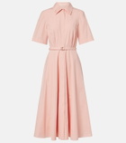Emilia Wickstead Rubie belted cotton midi dress