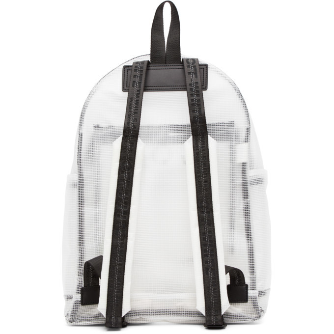 Off white best sale clear backpack