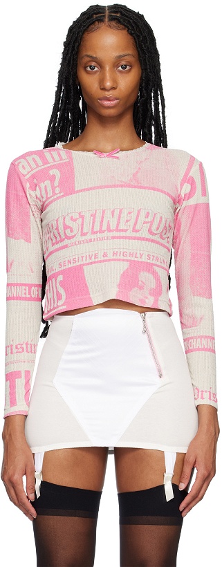 Photo: Pristine Pink Headliner Long Sleeve T-Shirt