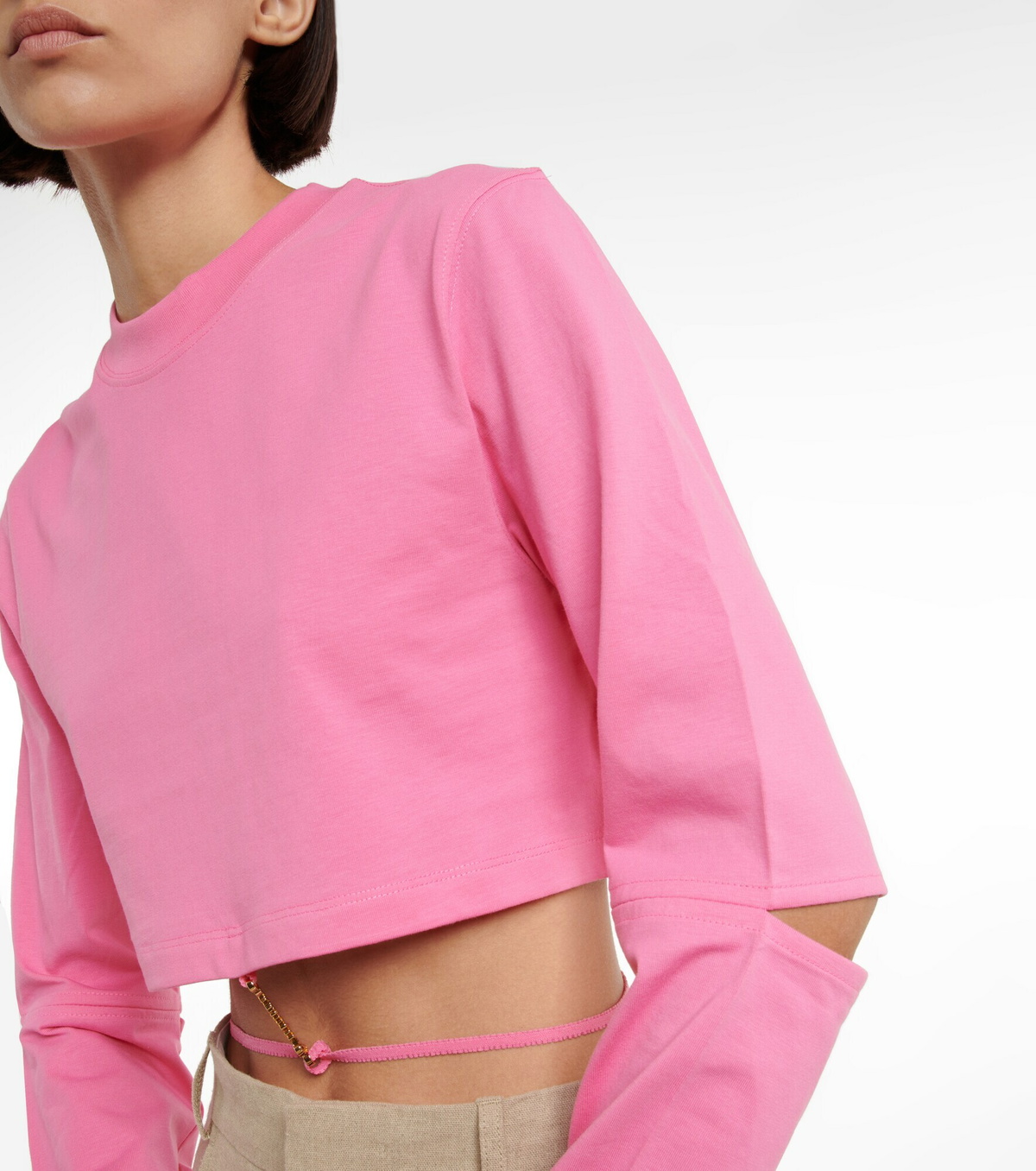 Top Le T-shirt Pino in cotton JACQUEMUS | Blondie Shop