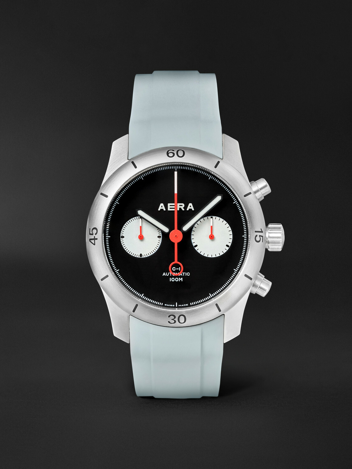 Aera - C-1 Chrono Automatic Chronograph Stainless Steel Watch