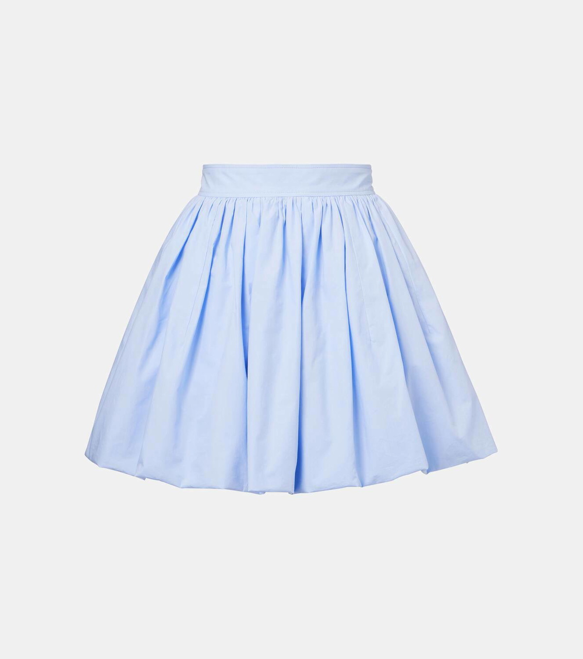 【Patou】 Gathered miniskirt PATOU Gathered poplin mini skirt | NET-A-PORTER