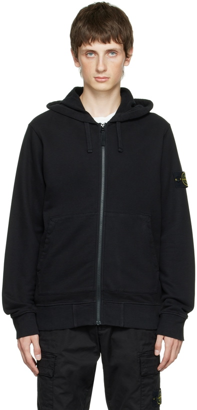 Photo: Stone Island Black Fleece Hoodie