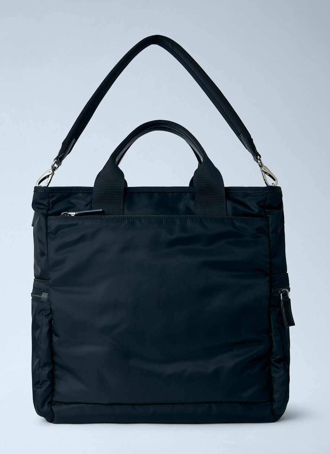 Prada Re-Nylon Logo-Plaque Tote Bag