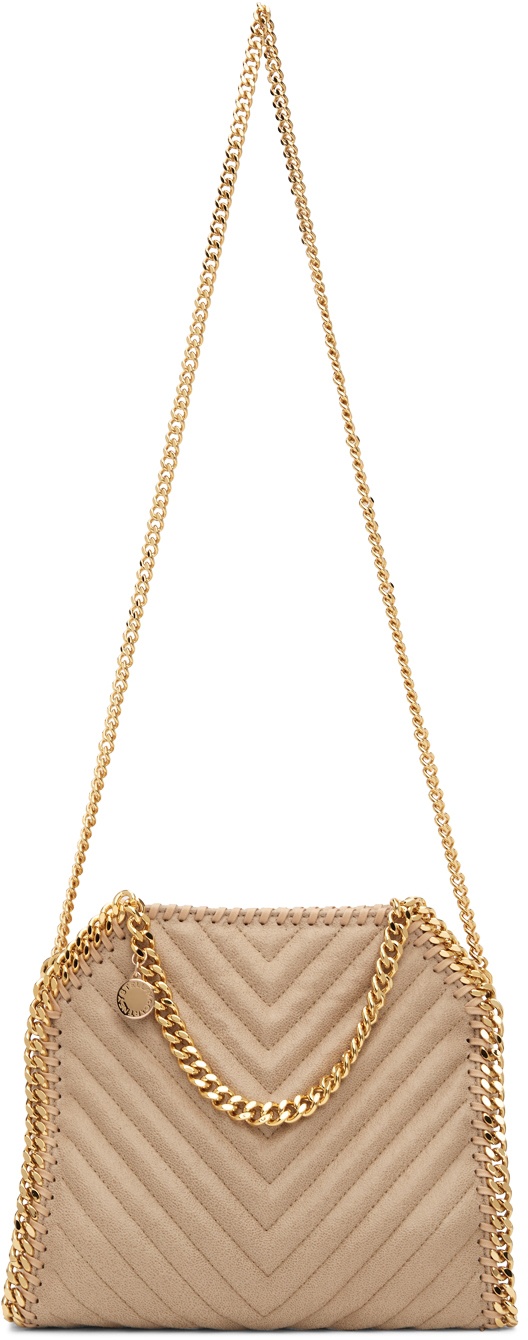 Stella Mccartney 'Falabella' tiny quilted crossbody chain bag