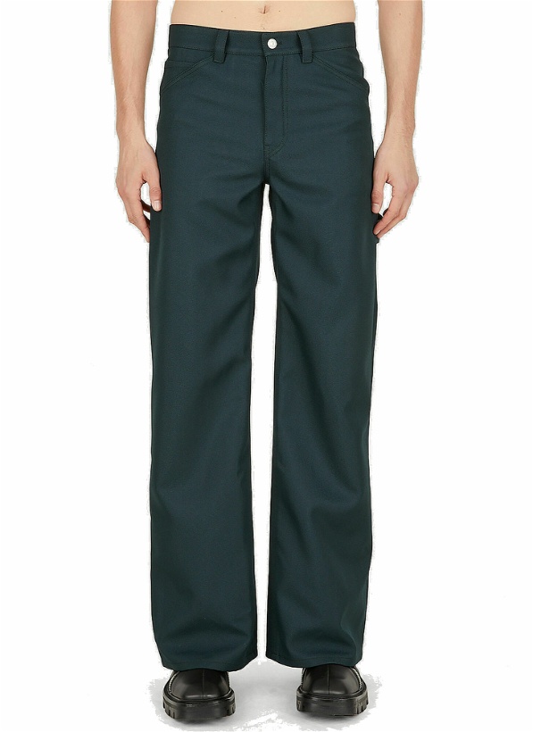 Photo: Twill Baggy Pants in Blue