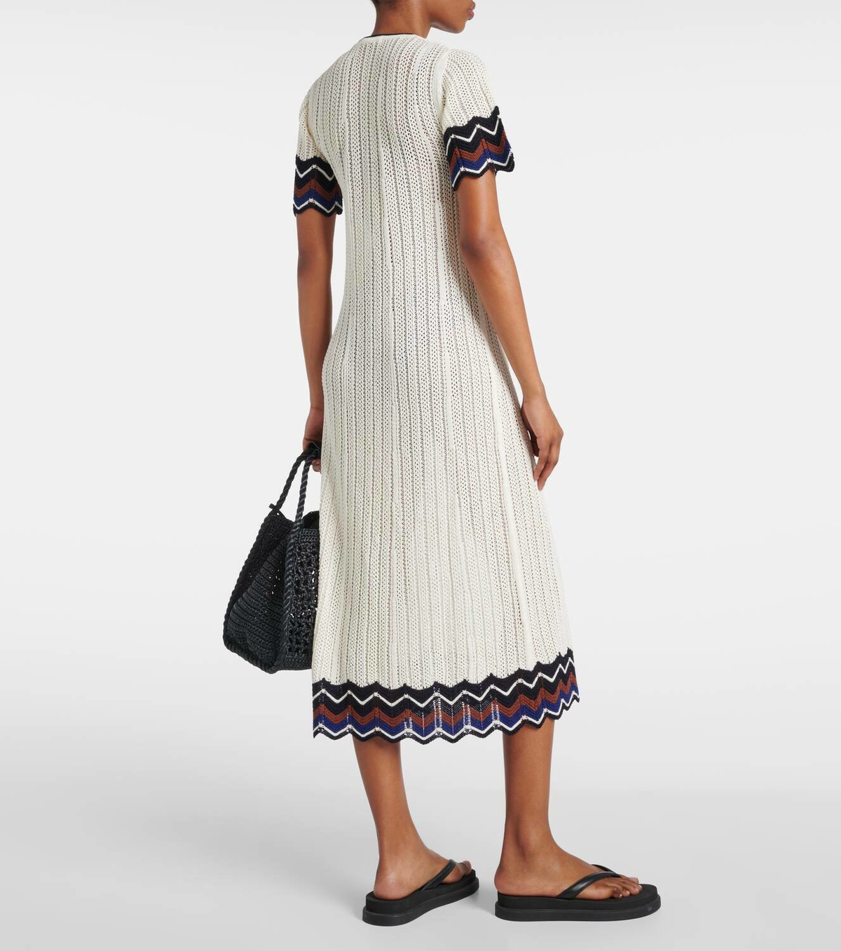 Eres Luna cotton-blend knit midi dress ERES