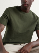 FRAME - Cotton-Jacquard T-Shirt - Green