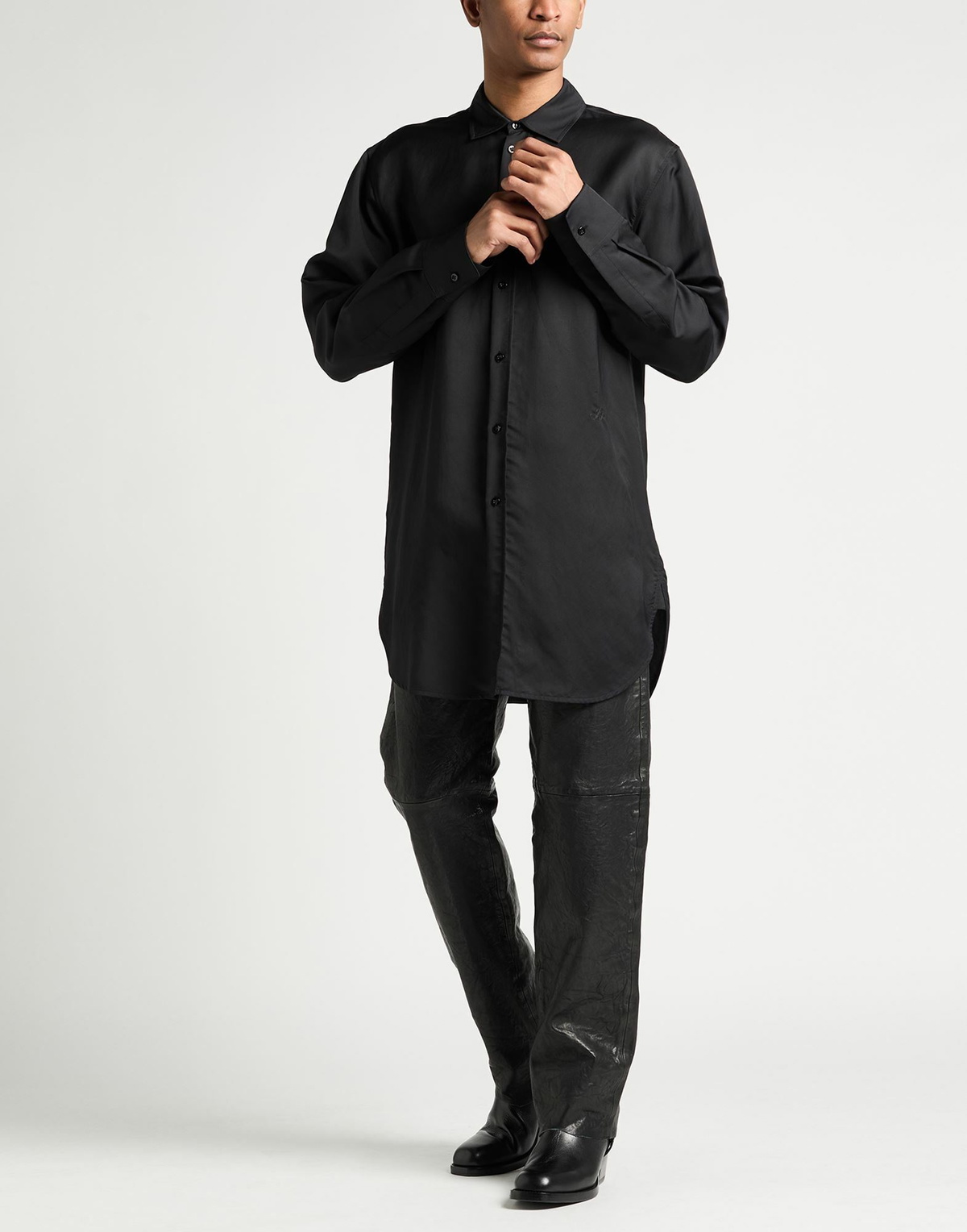 Jil Sander Mens Shirt in Black