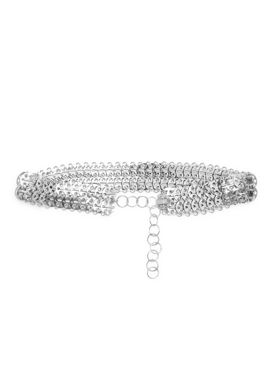Rabanne Silver & Gold XL Link Belt Paco Rabanne
