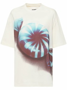 JIL SANDER - Printed Logo Cotton Jersey T-shirt