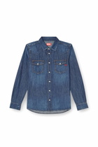 Diesel Denim overshirt - Denim Shirts Mens in Blue