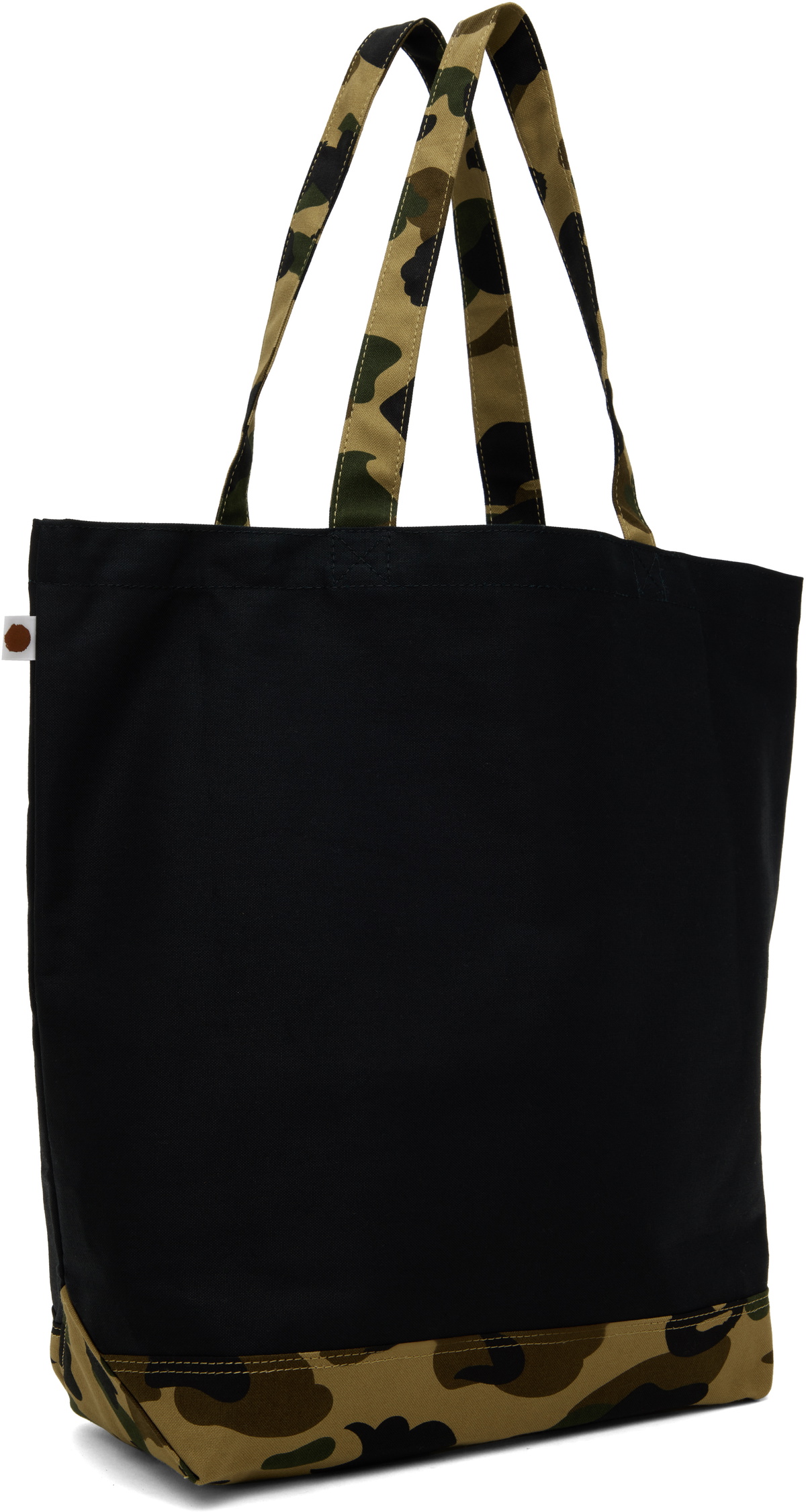 BAPE Black 1st Camo Ape Head Tote