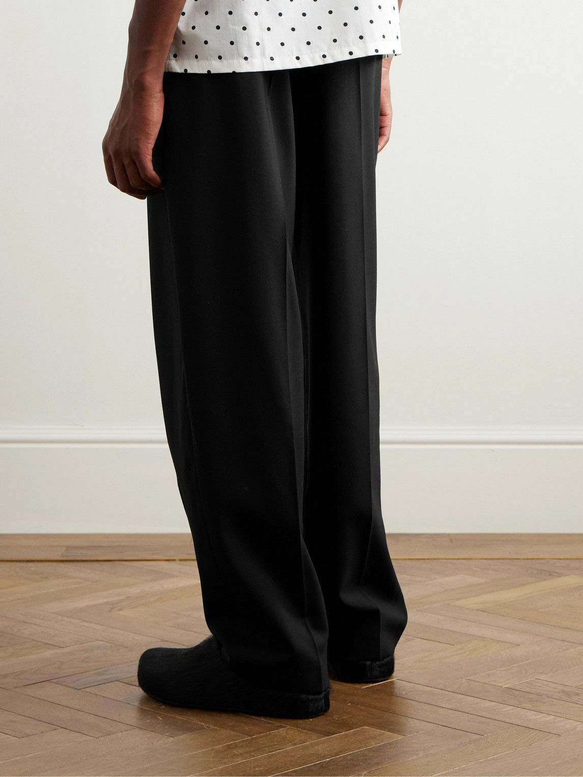 MARNI Straight-Leg Striped Cotton-Corduroy Trousers for Men