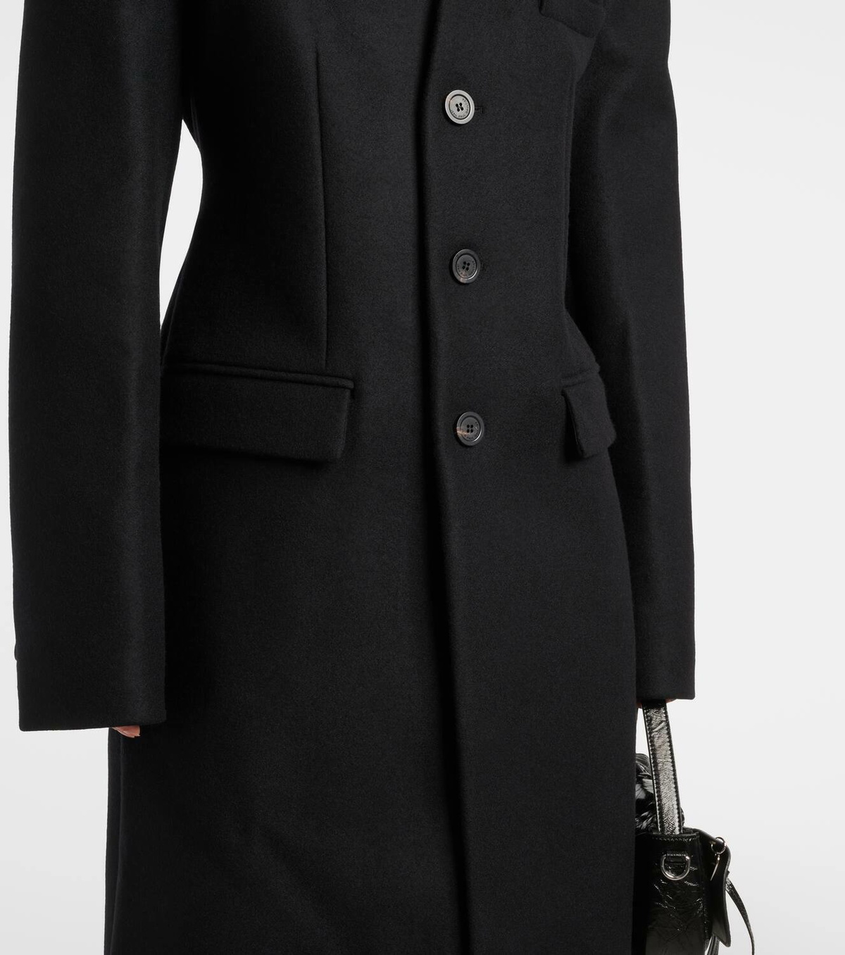 Jean Paul Gaultier Hooded wool coat Jean Paul Gaultier