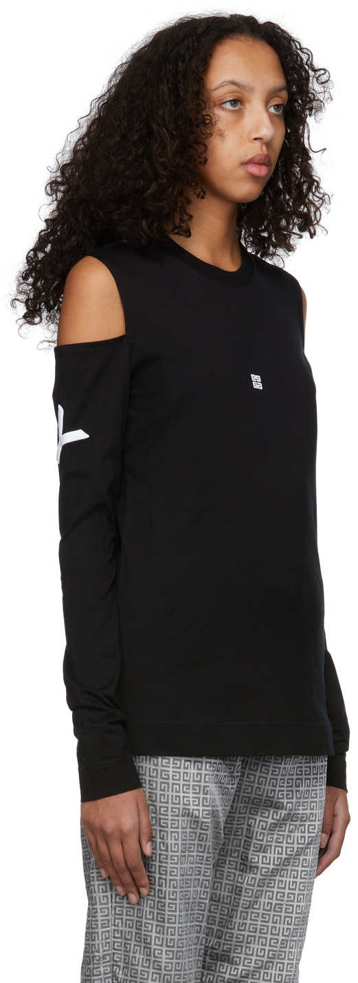 Givenchy: Black Layered Long Sleeve T-Shirt