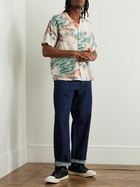 OrSlow - Convertible-Collar Printed Poplin Shirt - Neutrals