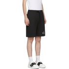 Valentino Black VLTN Star Jersey Shorts