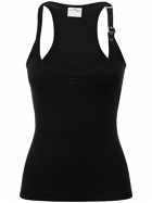 COURREGES - Holistic Buckle 90's Rib Tank Top