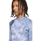 Sankuanz Blue Aqua Long Sleeve T-Shirt