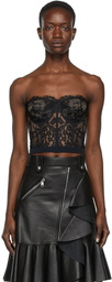 Alexander McQueen Black Lace Corset