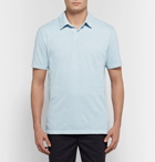 James Perse - Supima Cotton-Jersey Polo Shirt - Men - Sky blue