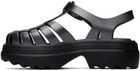 Melissa Black Possession Platform II Sandals