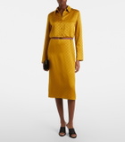 Gucci GG jacquard shirt dress