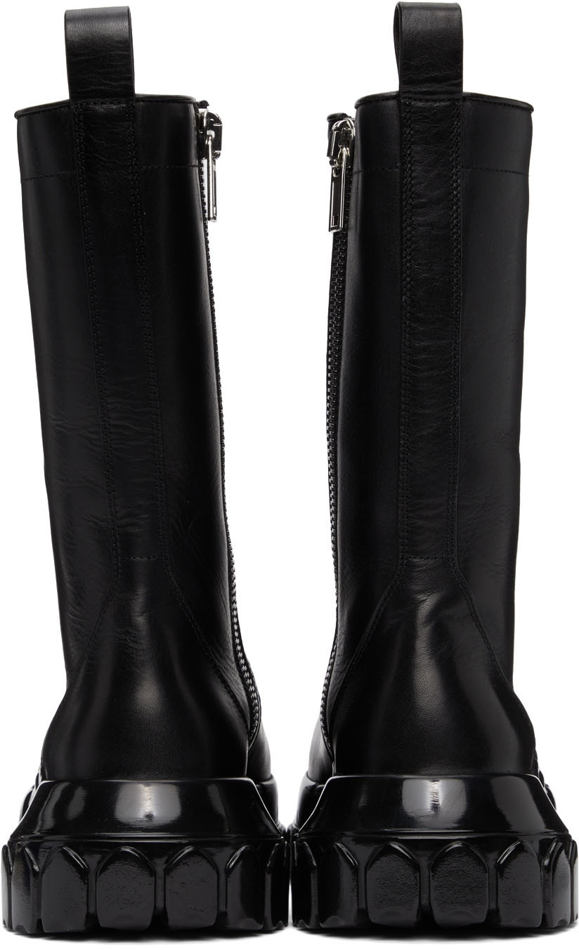靴 Rick Owens Creeper Bozo Tractor Boot 42 Rick Owens Creeper Bozo Tractor Leather Boots in Black for