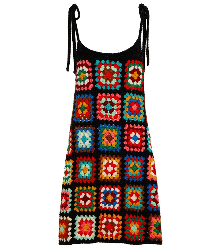 Photo: Alanui - Positive Vibes crochet minidress