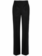 SAINT LAURENT - Pleated Wool Blend Pants