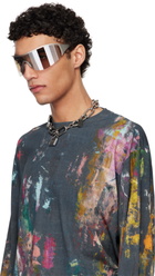 Acne Studios Silver Metal Frame Sunglasses