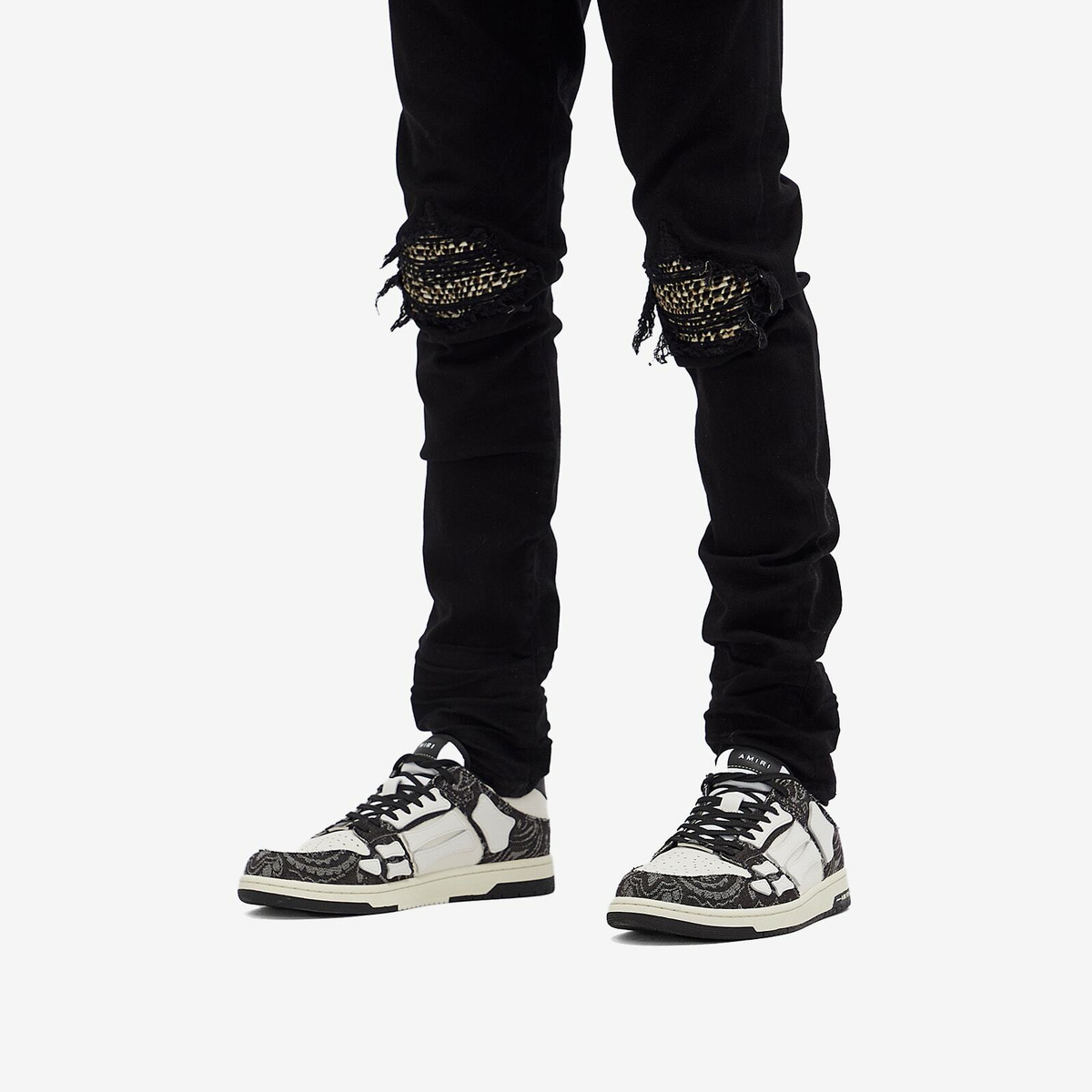 スニーカー AMIRI Bandana Skel Top Low leather low-top sneakers BLACK Bandana Skel Top Low leather low-top sneakers AMIRI - Nugnes1920