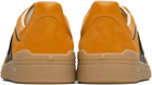 Valentino Garavani Orange & Black Upvillage Low Top Sneakers