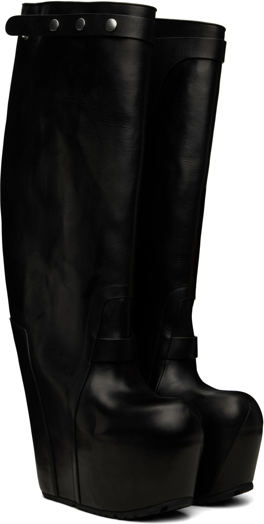 Rick Owens Black Tower Meganaska Boots
